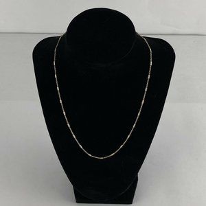 Paolo Romero Italy Sterling Silver Tube Links Chain Necklace 925